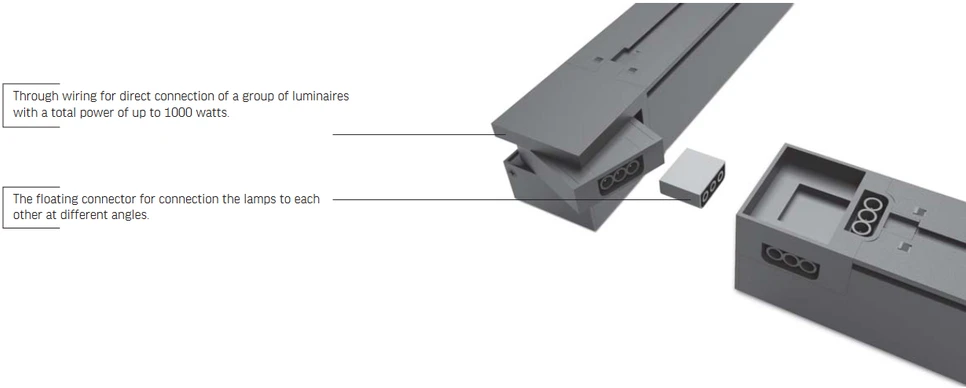 Pakabinamas šviestuvas Linijinis LED šviestuvas 24W 600mm, sujungiamas linija, 2400Lm 5000K, IP20, juodas, VIDEX VL-BNL02-24065B | Neutrali balta šviesa – Modulinis sujungimas nepertraukiamų šviesos linijų kūrimui