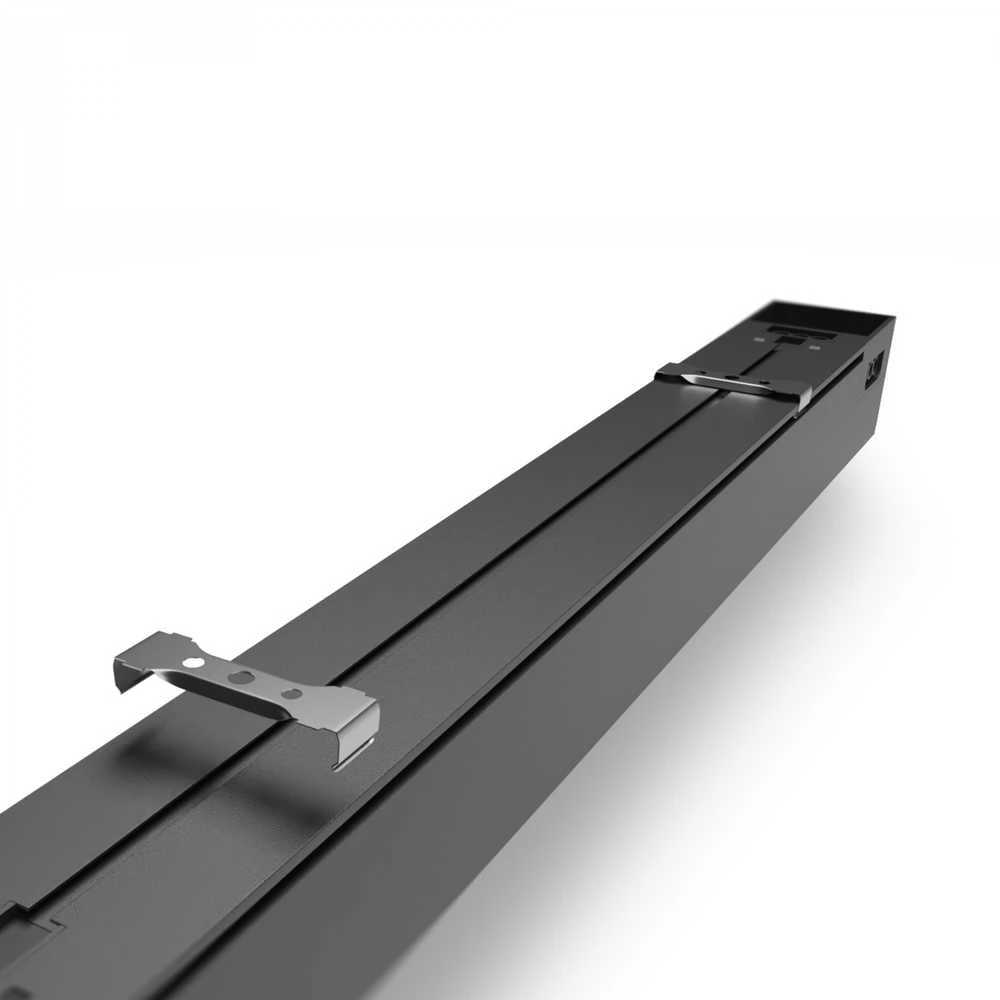 Pakabinamas šviestuvas Linijinis LED šviestuvas 50W 1200mm, sujungiamas linija, 5000Lm 5000K, IP20, juodas, VIDEX VL-BNL02-50125B | Neutrali balta šviesa – Masyvus juodo aliuminio korpusas efektyviam aušinimui
