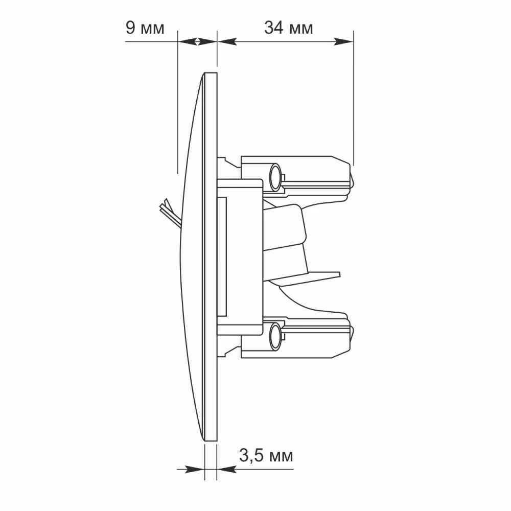 Potinkinis duomenų lizdas Cat6+Cat6 (RJ45 kištukas), Videx Binera, balta, IP20 VF-BNSK2PC6-W – dvigubas RJ45 duomenų prievadas greito kabelinio interneto tiekimui