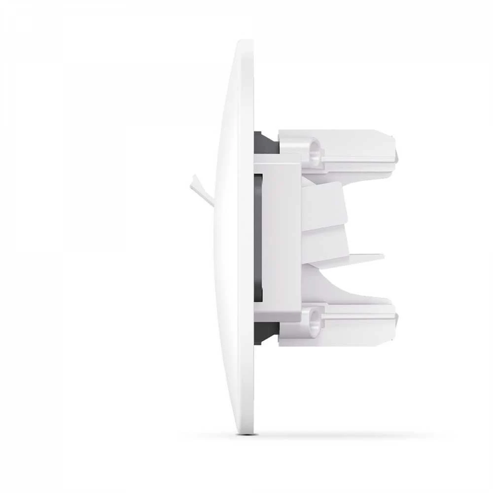 Potinkinis duomenų lizdas Cat6+Cat6 (RJ45 kištukas), Videx Binera, balta, IP20 VF-BNSK2PC6-W – dvigubas RJ45 duomenų prievadas greito kabelinio interneto tiekimui