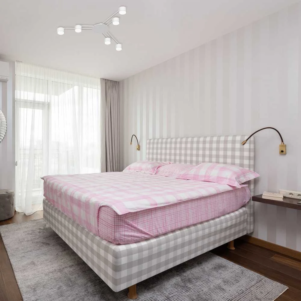 Lubinis šviestuvas GX53 lemputėms 6xGX53 LED IP20, VIDEX VL-SPF21B-W | baltas – Paviršinis korpusas keičiamoms lemputėms