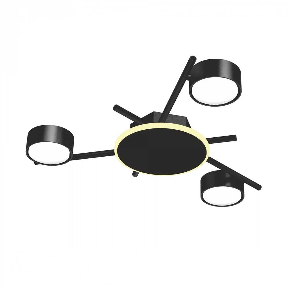 Lubinis šviestuvas GX53 lemputėms 3xGX53 LED 9W 2700K IP20, VIDEX VL-SPF20B-BB | juodas – Foninis apšvietimas (backlight) ir keičiamos lemputės