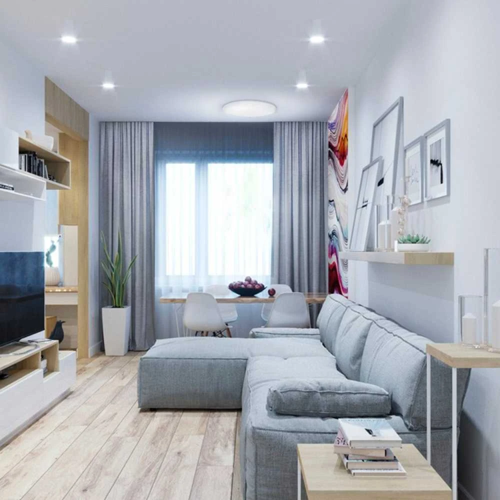 Lubinis šviestuvas Drėgmei atsparus LED plafonas 48W 4320Lm 4000K IP44, VIDEX VLE-CLR-484S | baltas – Saugi izoliacija naudojimui drėgnose patalpose