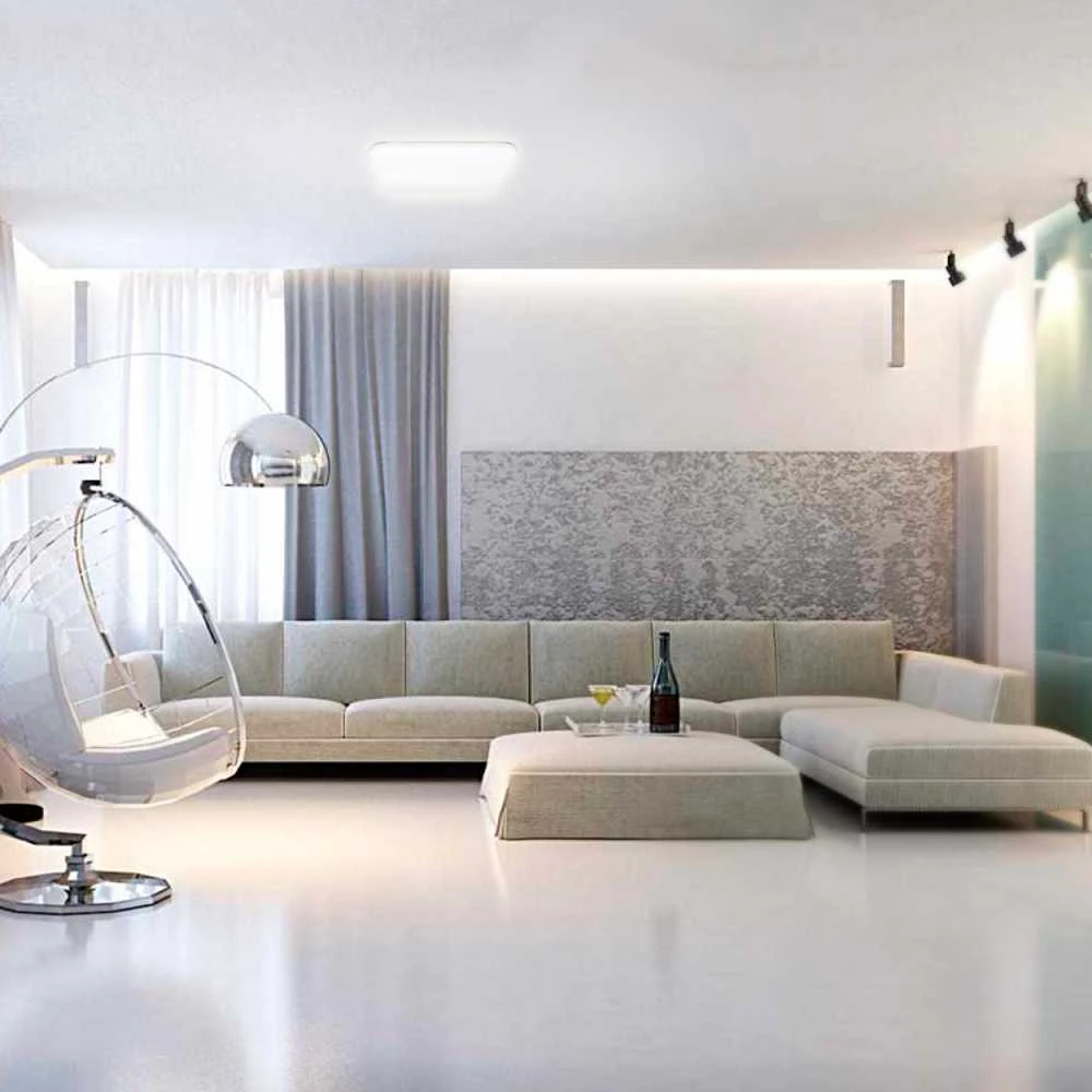 Lubinis šviestuvas Drėgmei atsparus LED plafonas 48W 4320Lm 4000K IP44, VIDEX VLE-CLS-484M | baltas – Saugi izoliacija naudojimui drėgnose patalpose