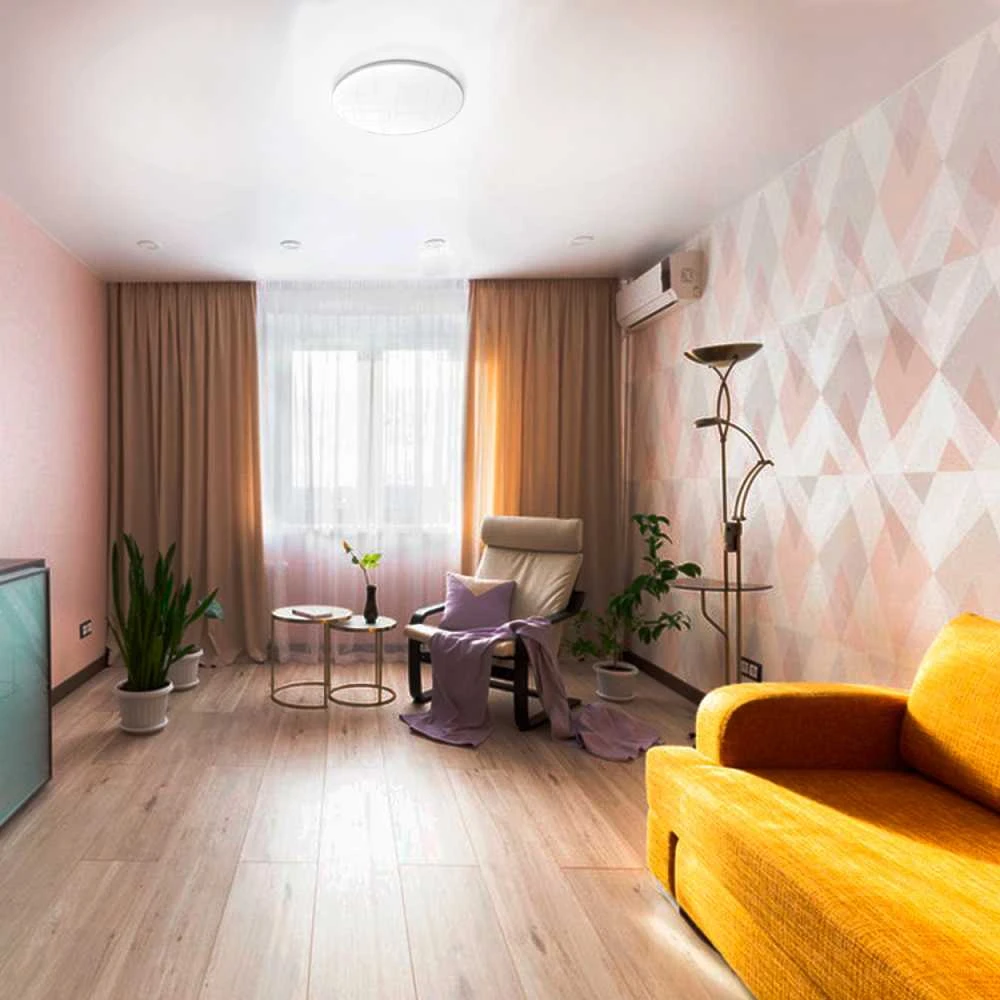 Lubinis šviestuvas Drėgmei atsparus LED plafonas 48W 4320Lm 4000K IP44, VIDEX VLE-CLR-484R | baltas – Saugi izoliacija naudojimui drėgnose patalpose