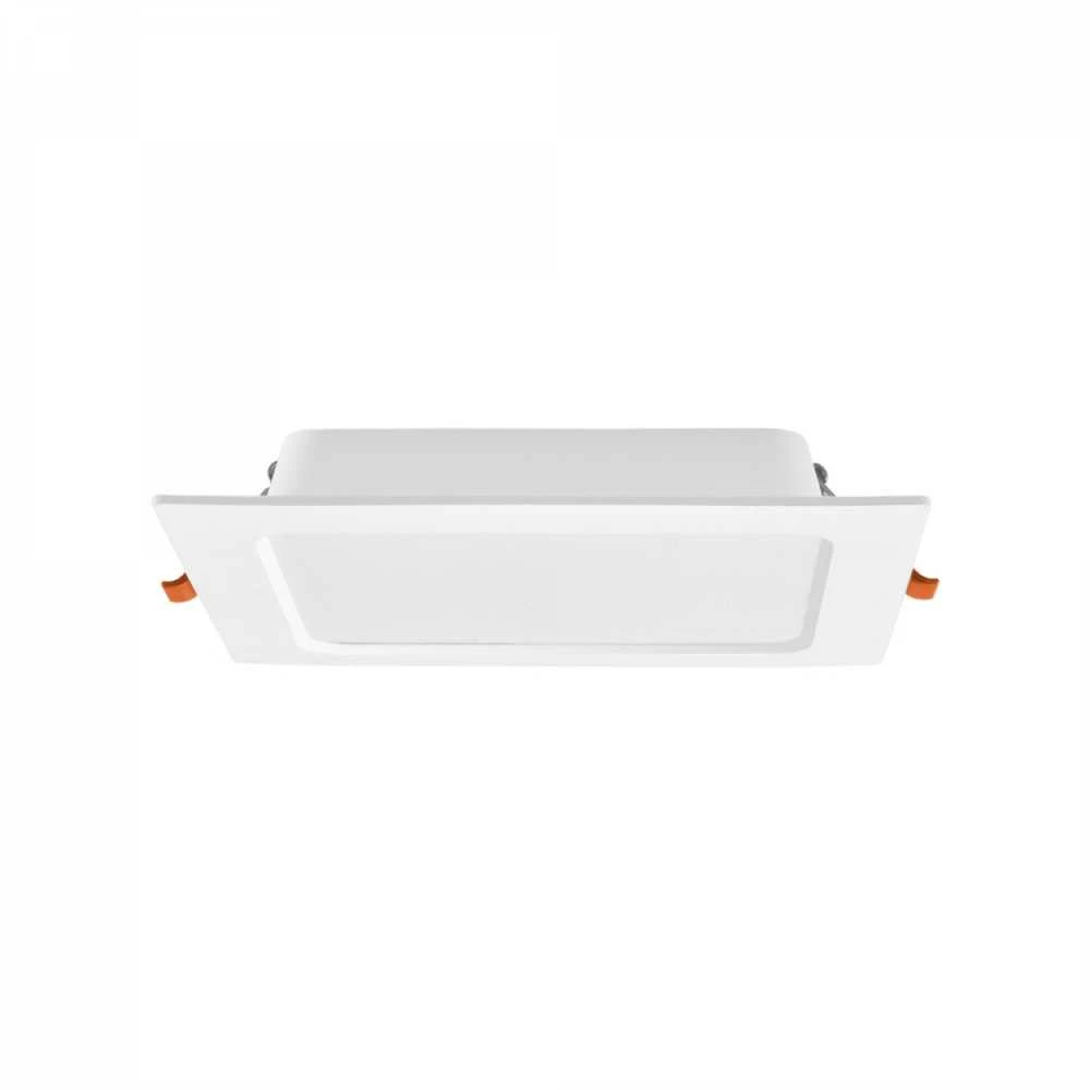 Įmontuojamas LED skydelis 12W 1400Lm 4000K IP20, VIDEX VLE-DLBS-124 | Kvadratinis, baltas – Žemo profilio dizainas montavimui sekliose lubose