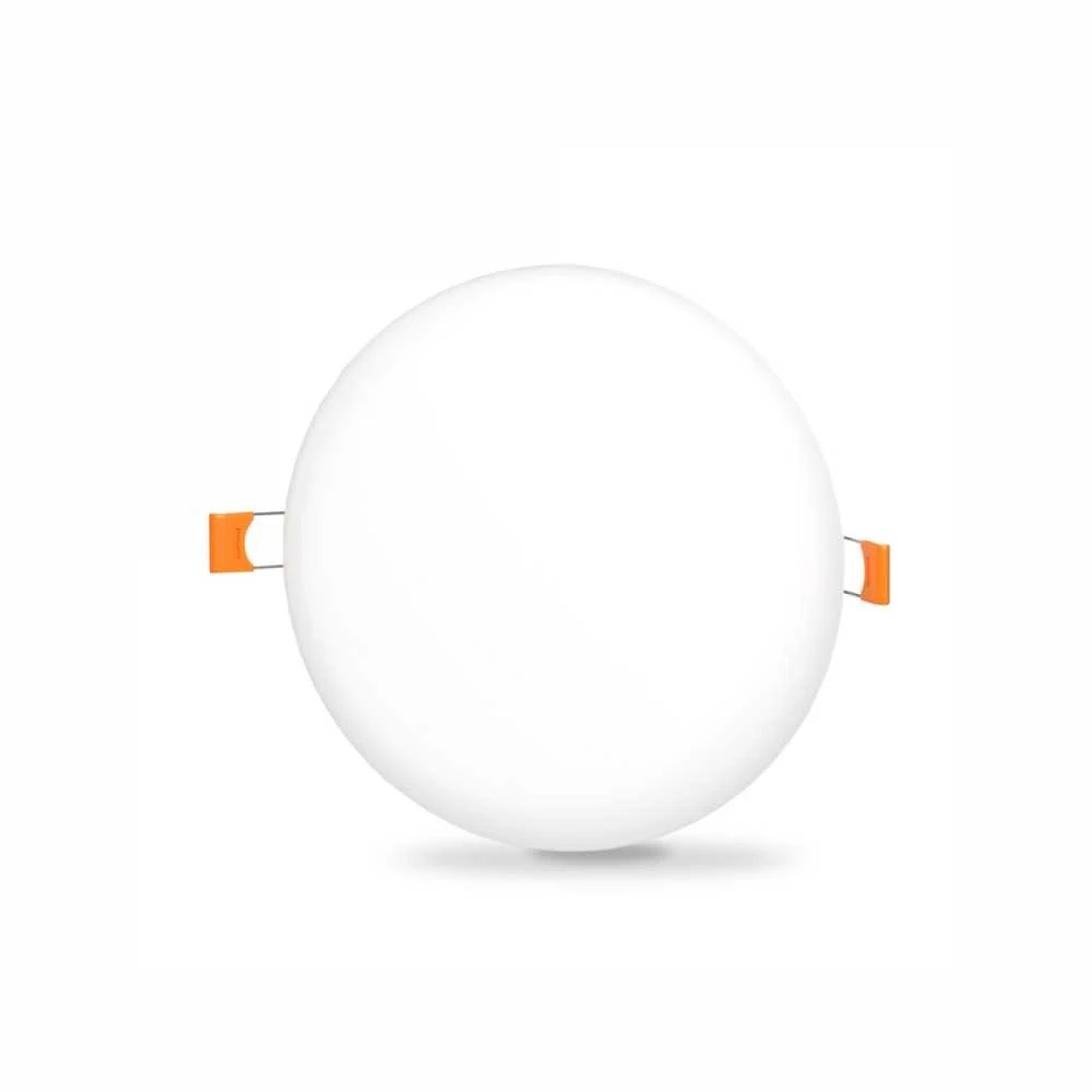Įmontuojamas LED skydelis 15W 1950Lm 4000K IP44, VIDEX VLE-DLFR-154 | Apvalus, baltas – Žemo profilio dizainas montavimui sekliose lubose