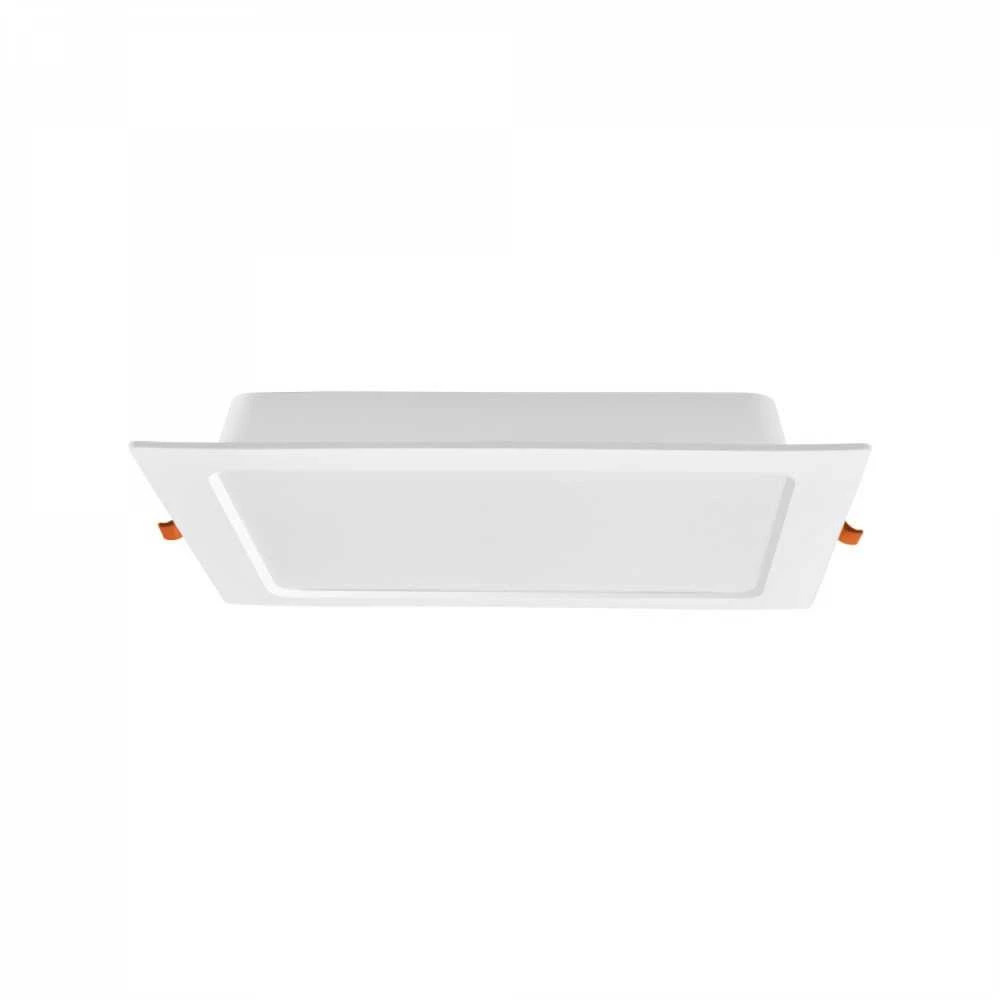 Įmontuojamas LED skydelis 18W 2200Lm 4000K IP20, VIDEX VLE-DLBS-184 | Kvadratinis, baltas – Žemo profilio dizainas montavimui sekliose lubose