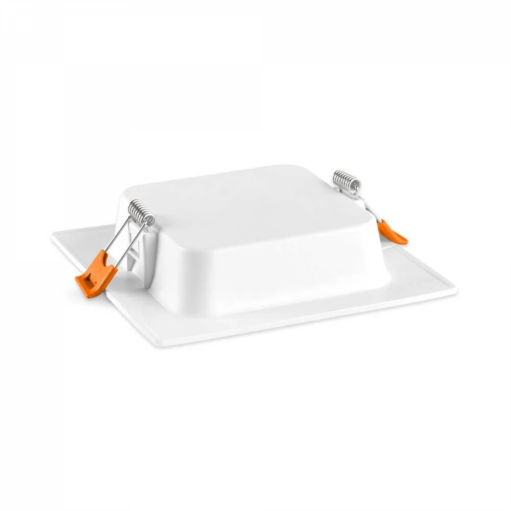Įmontuojamas LED skydelis 6W 620Lm 4000K IP20, VIDEX VLE-DLBS-064 | Kvadratinis, baltas – Žemo profilio dizainas montavimui sekliose lubose