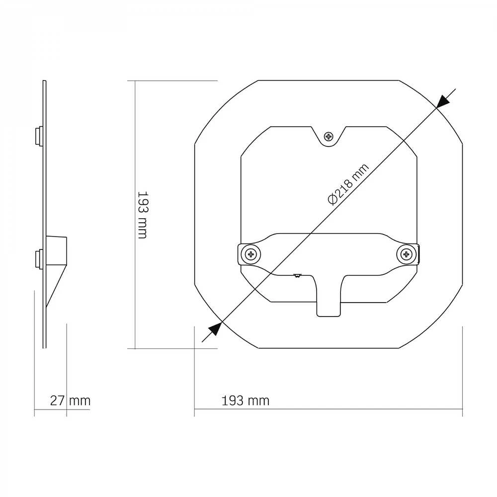 Lubinis šviestuvas Magnetinis LED modulis plafonams 32W 4320Lm 3000-4000-6500K IP20, VIDEX VL-MLC-32C – Magnetinis fiksavimas senų šviestuvų modernizavimui