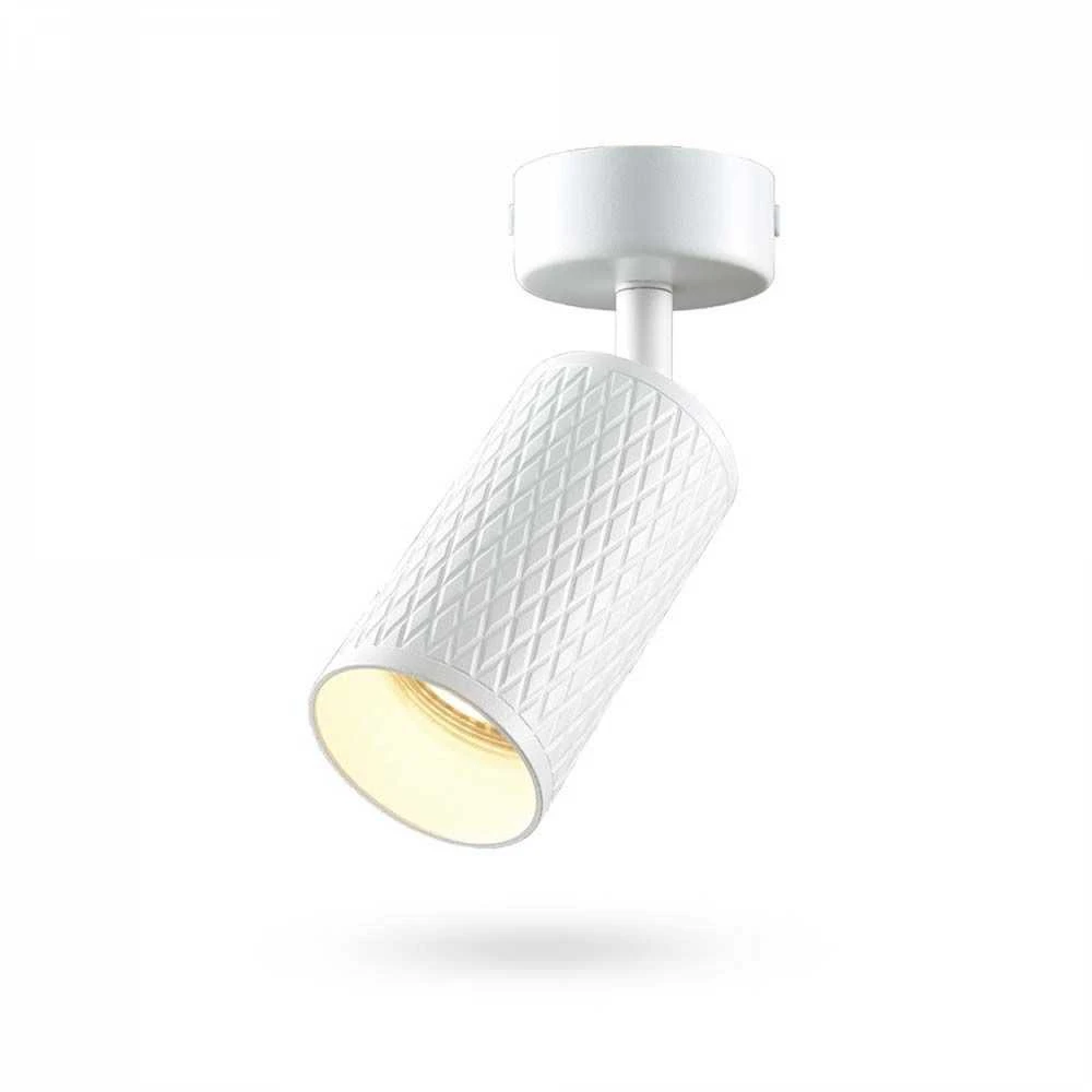 Lubinis šviestuvas Virštinkinis taškinis šviestuvas GU10, VIDEX VL-SPF02B-WP | GRANT-Baltas, baltas – Ypač siauras minimalistinis profilis elegantiškam lubų dizainui