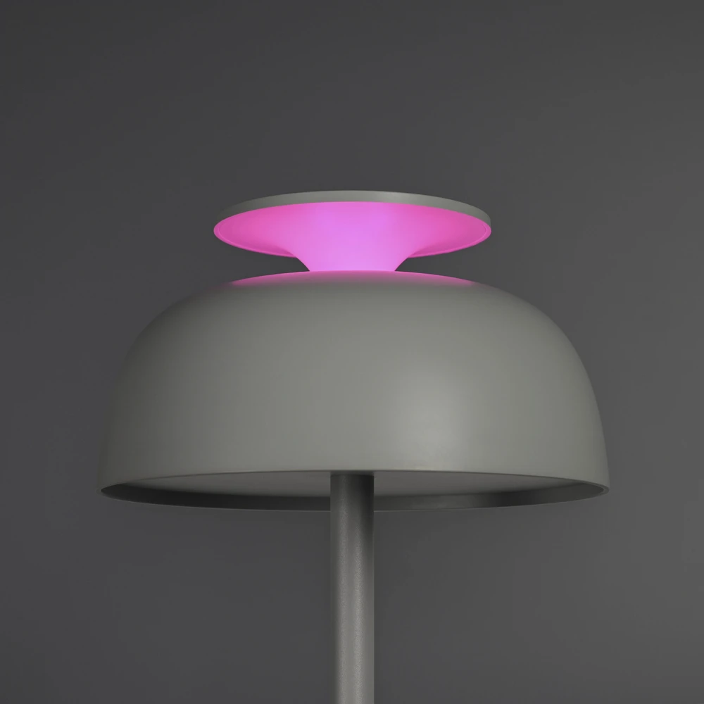 Naktinė lempa su Baltas Noise garsu, įkraunama, pritemdoma 8.5W 150Lm 4000K+RGB LiFePO4 1800mAh VIDEX VL-TF23W | balta – Įmontuota 10 raminančių melodijų ramiam miegui