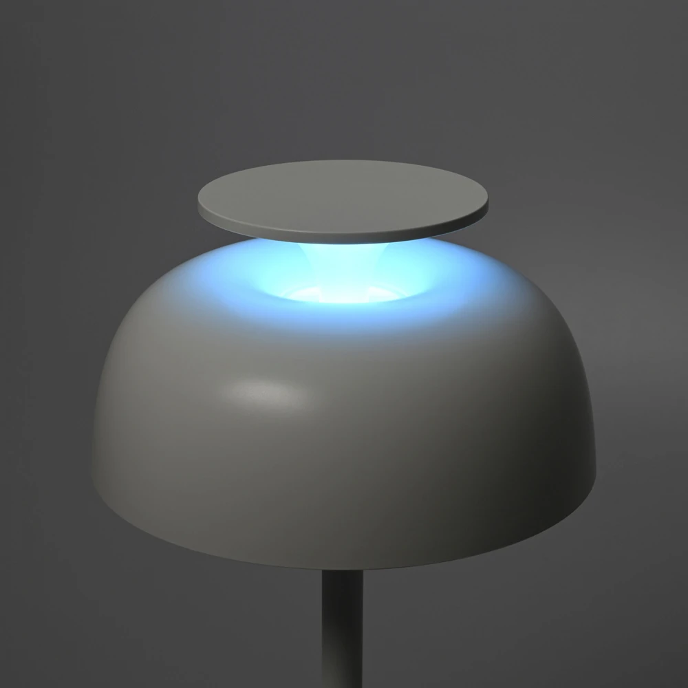 Naktinė lempa su Baltas Noise garsu, įkraunama, pritemdoma 8.5W 150Lm 4000K+RGB LiFePO4 1800mAh VIDEX VL-TF23W | balta – Įmontuota 10 raminančių melodijų ramiam miegui