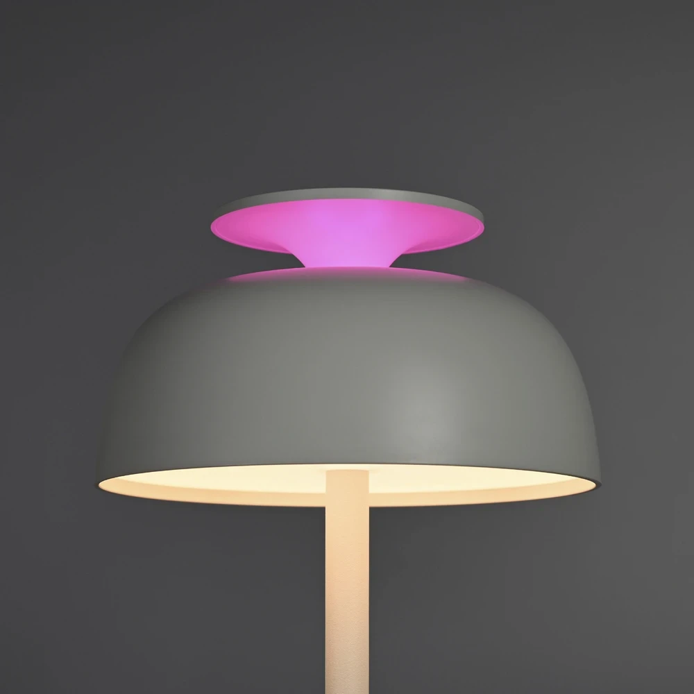 Naktinė lempa su Baltas Noise garsu, įkraunama, pritemdoma 8.5W 150Lm 4000K+RGB LiFePO4 1800mAh VIDEX VL-TF23W | balta – Įmontuota 10 raminančių melodijų ramiam miegui