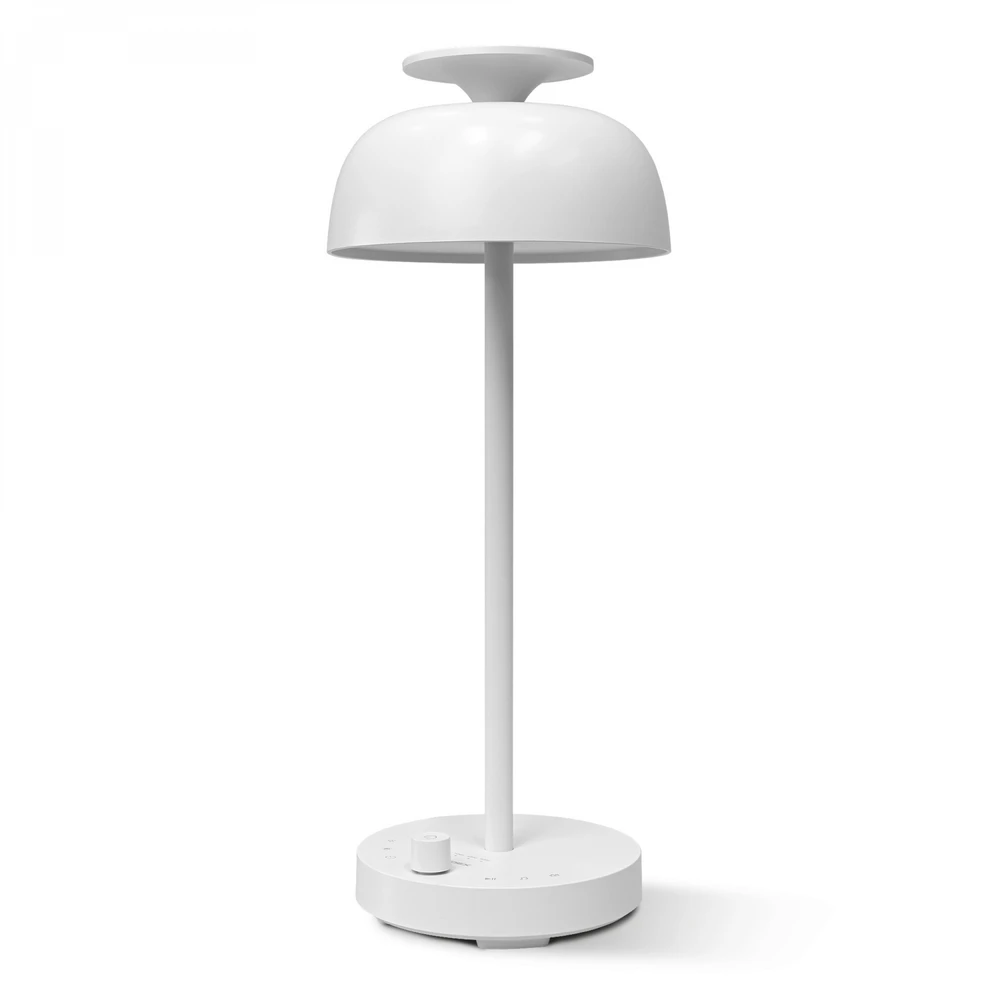 Naktinė lempa su Baltas Noise garsu, įkraunama, pritemdoma 8.5W 150Lm 4000K+RGB LiFePO4 1800mAh VIDEX VL-TF23W | balta – Įmontuota 10 raminančių melodijų ramiam miegui