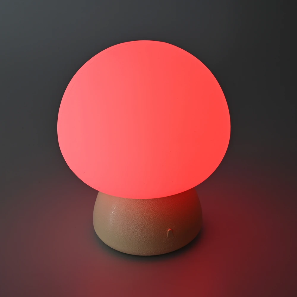Įkraunama vaikiška LED naktinė lempa, silikoninė 4W 210Lm 3000-6500K+RGB VIDEX VL-TF26BG | balta – spalvų keitimas prisilietimu