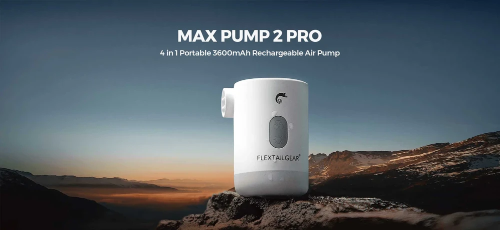 Nešiojamas keturi viename oro siurblys Flextail Max Pump2 PRO (baltas)