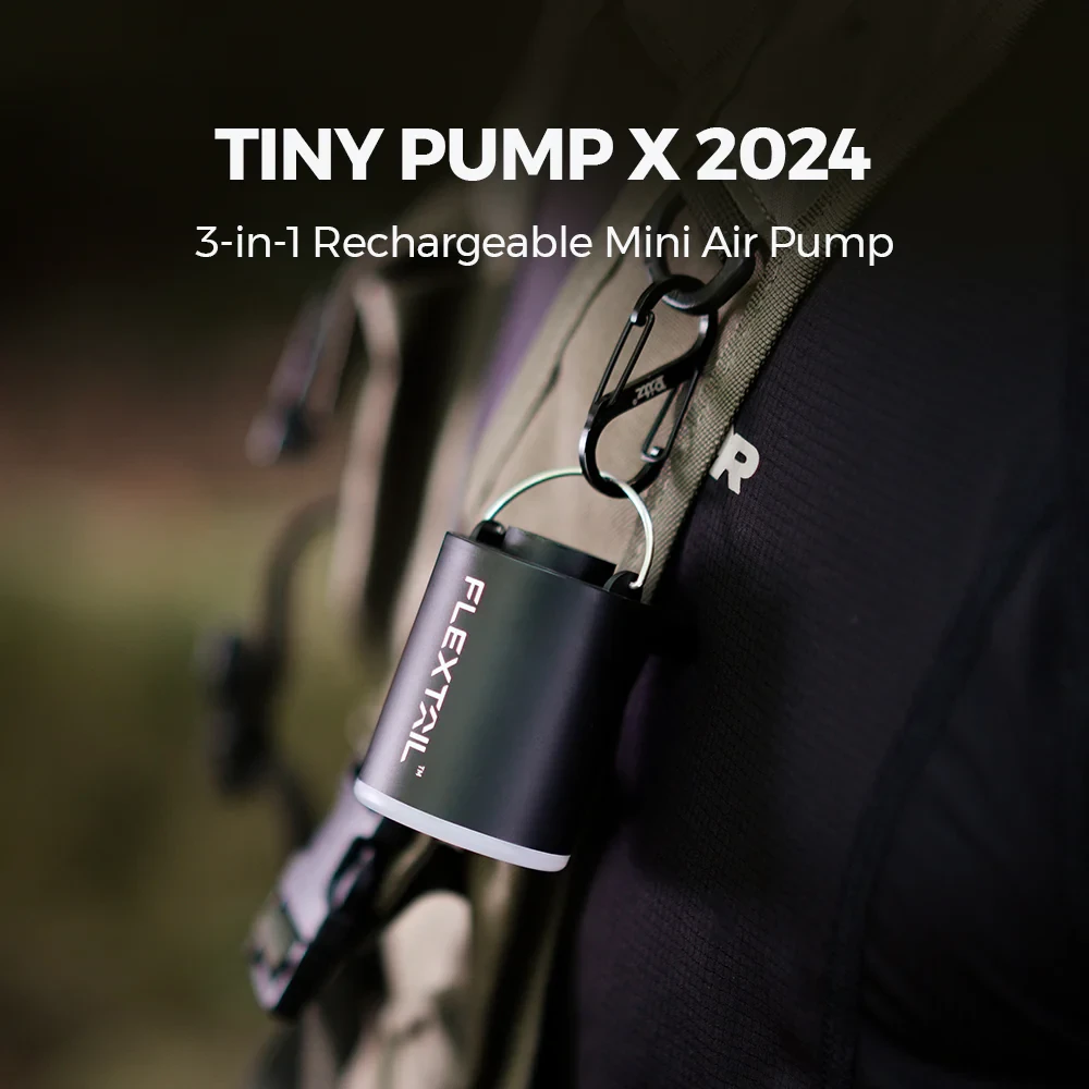 Nešiojamas du viename oro siurblys Flextail Tiny Pump (baltas)