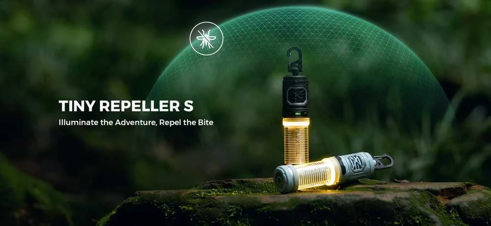 Portable mosquito repellent 3-in-1 Flextail Tiny Repel S (žalias)