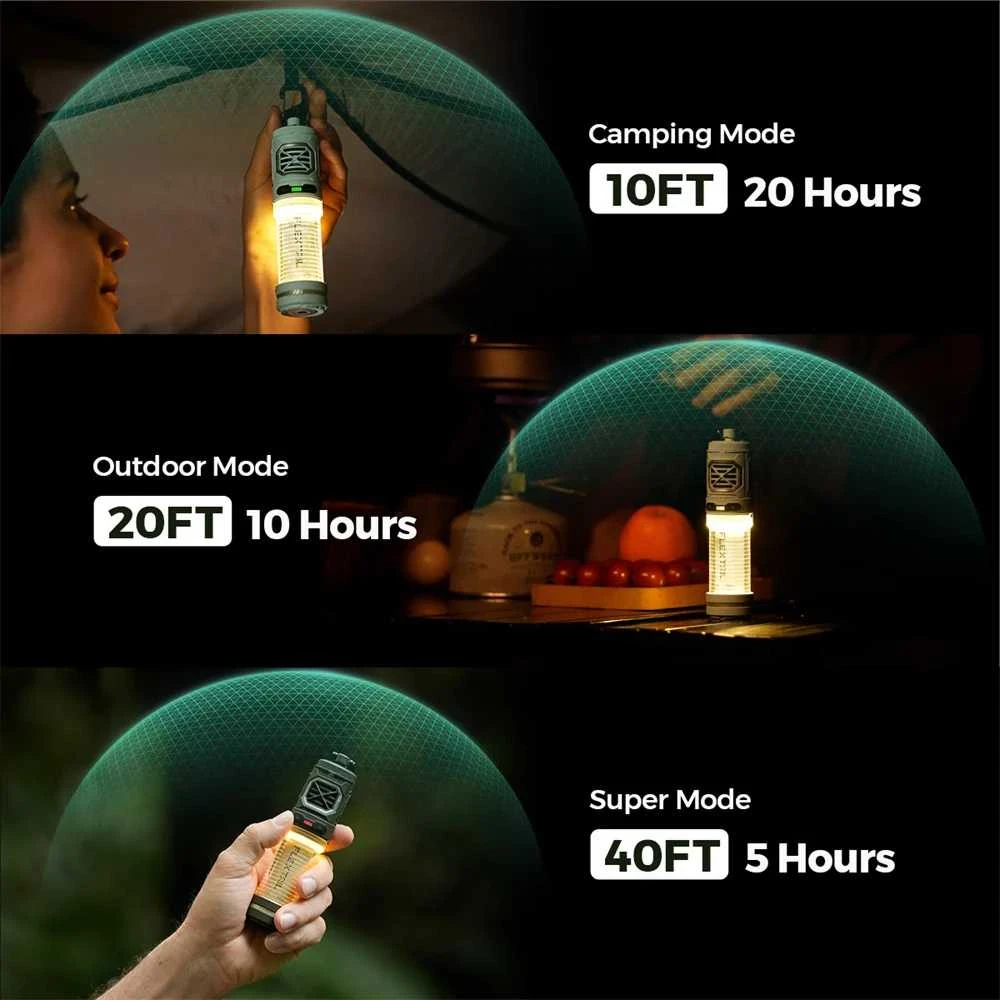 Portable mosquito repellent 3-in-1 Flextail Tiny Repel S (žalias)