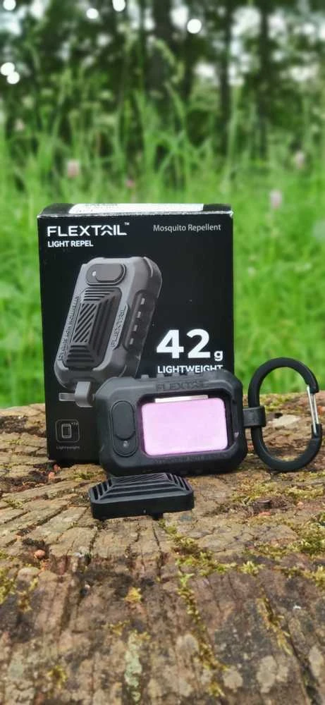 Nešiojamas uodus atbaidantis Flextail Light Repel (juodas)
