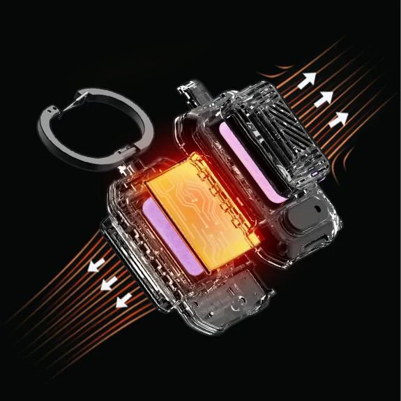 Nešiojamas uodus atbaidantis Flextail Light Repel (juodas)