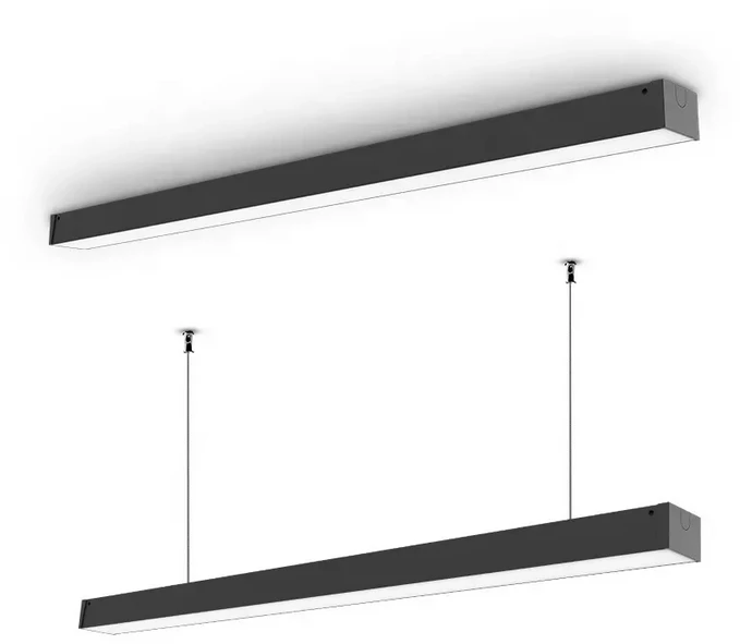 Pakabinamas šviestuvas Linijinio šviestuvo montavimo priedas, Pakabinimo komplektas su 1500mm trosais, VIDEX VL-BNL02-F05B – 1500mm reguliuojami trosai stabiliam pakabinamam apšvietimui