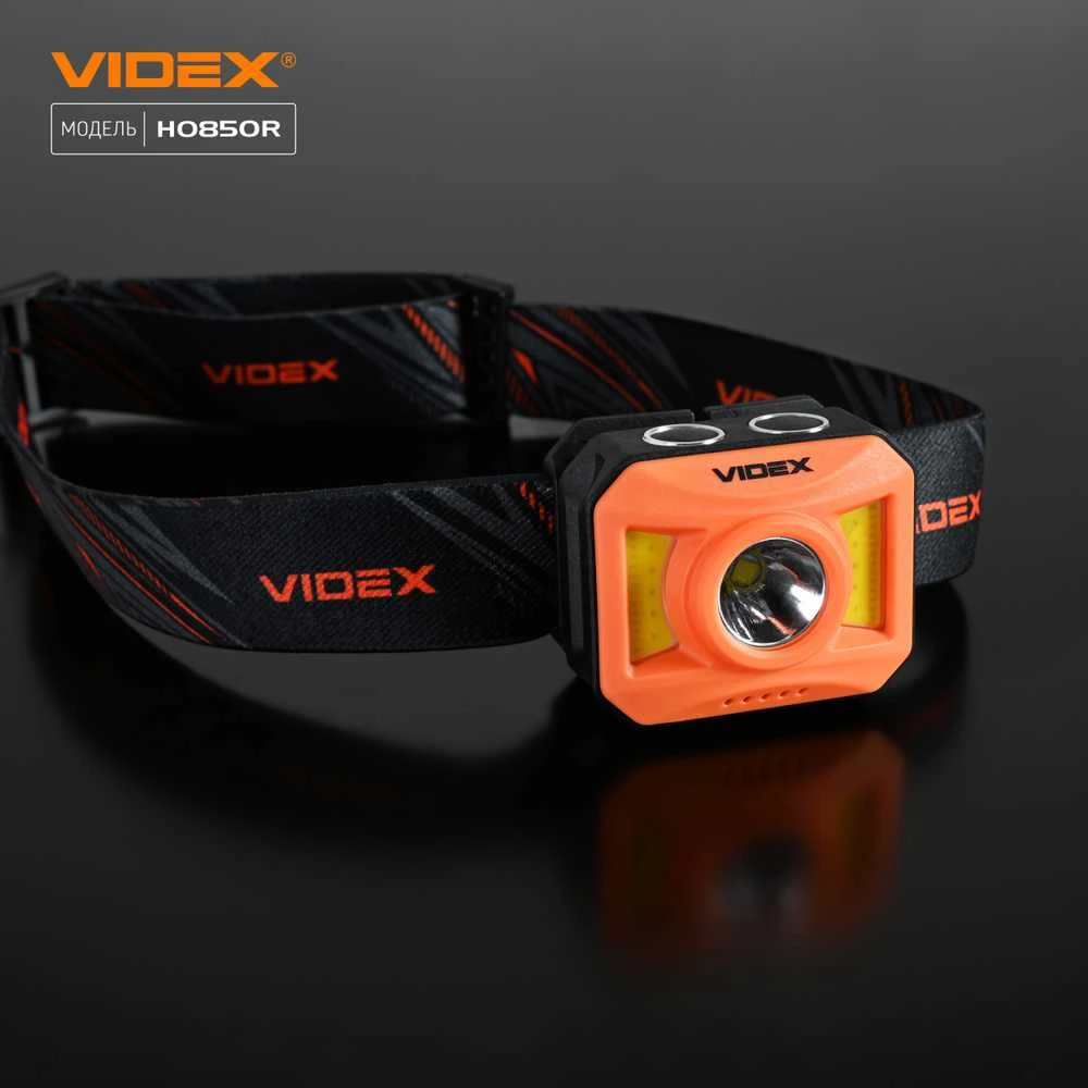 VLF-H085 VIDEX PRIEKINIS ŽIBINTAS vandeniui atsparus USB-C COB CREE priekinis žibintas IP65