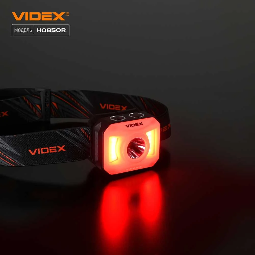 VLF-H085 VIDEX PRIEKINIS ŽIBINTAS vandeniui atsparus USB-C COB CREE priekinis žibintas IP65