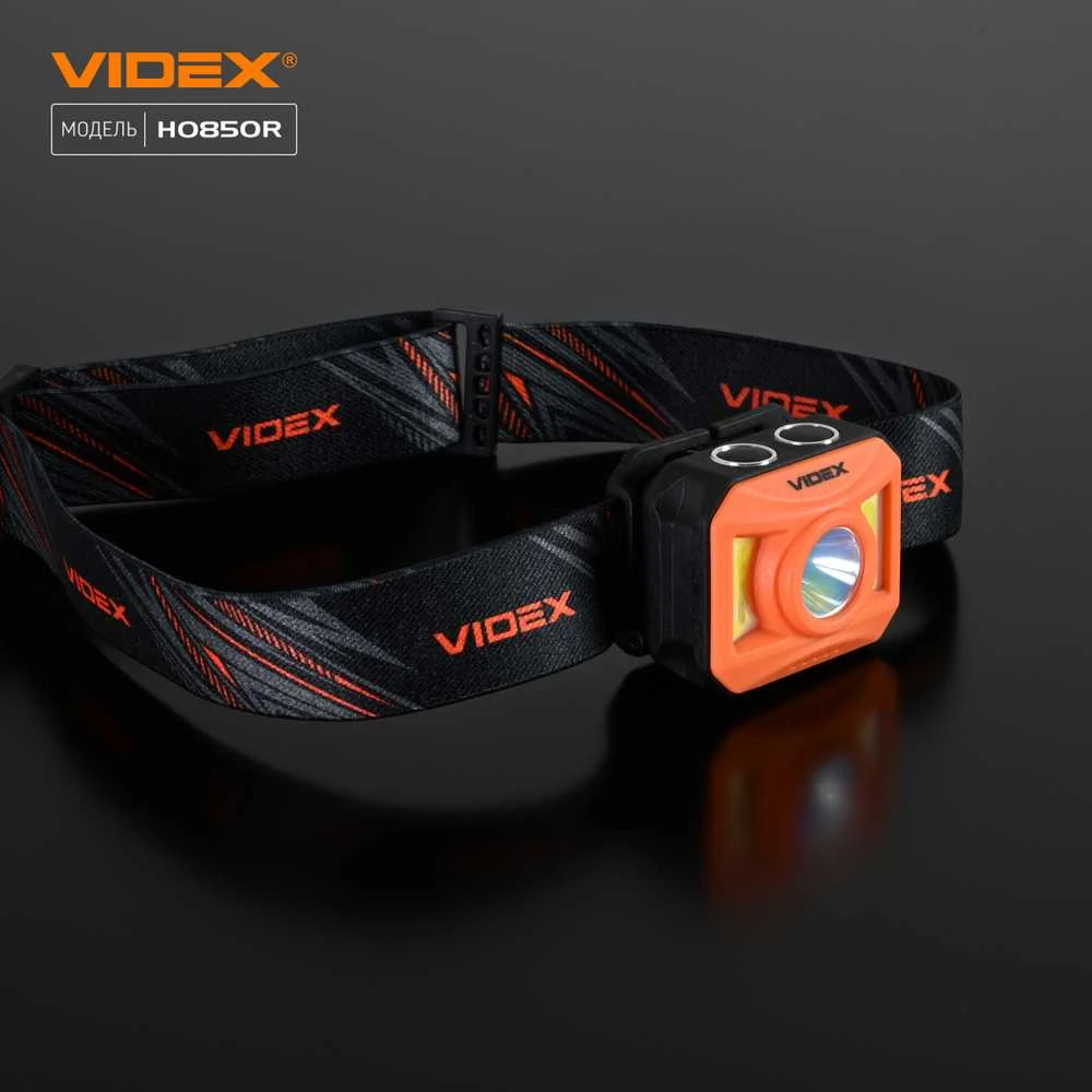 VLF-H085 VIDEX PRIEKINIS ŽIBINTAS vandeniui atsparus USB-C COB CREE priekinis žibintas IP65