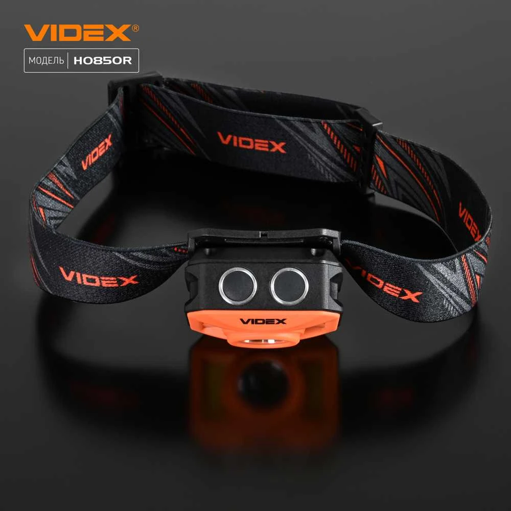 VLF-H085 VIDEX PRIEKINIS ŽIBINTAS vandeniui atsparus USB-C COB CREE priekinis žibintas IP65