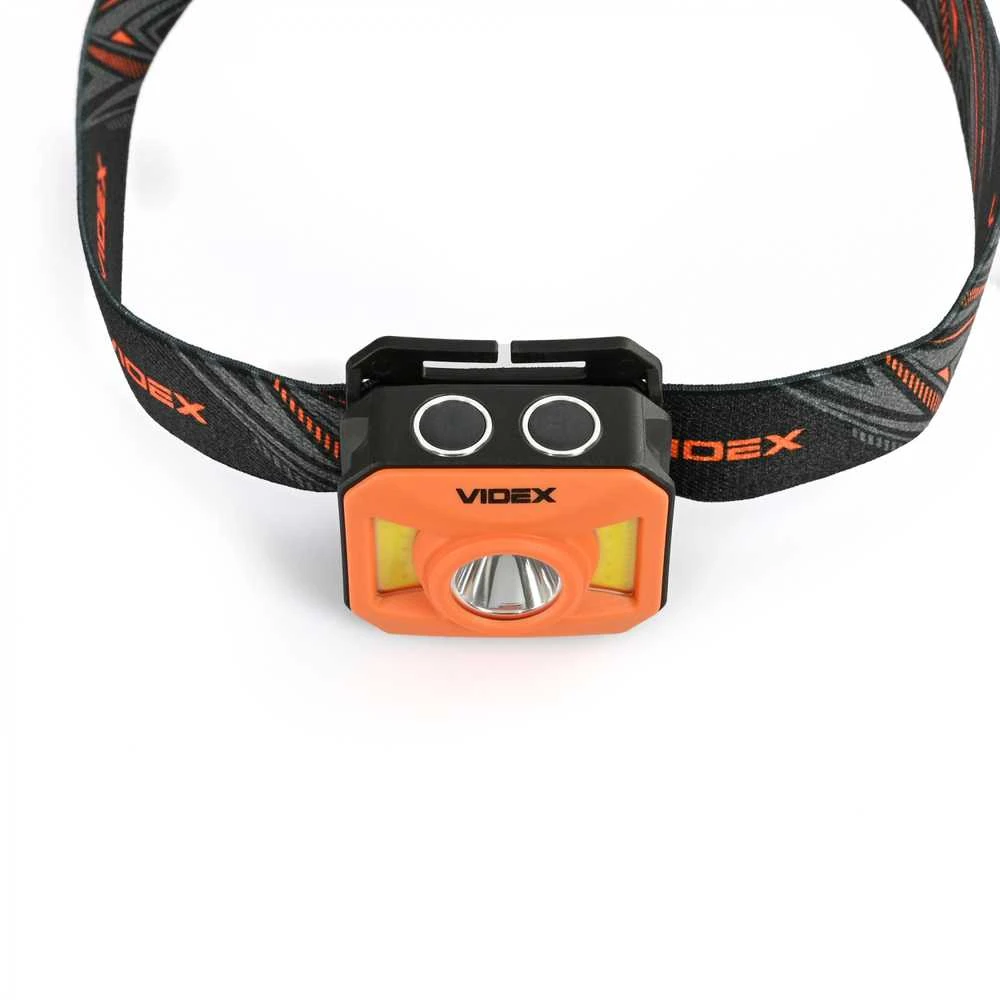 VLF-H085 VIDEX PRIEKINIS ŽIBINTAS vandeniui atsparus USB-C COB CREE priekinis žibintas IP65