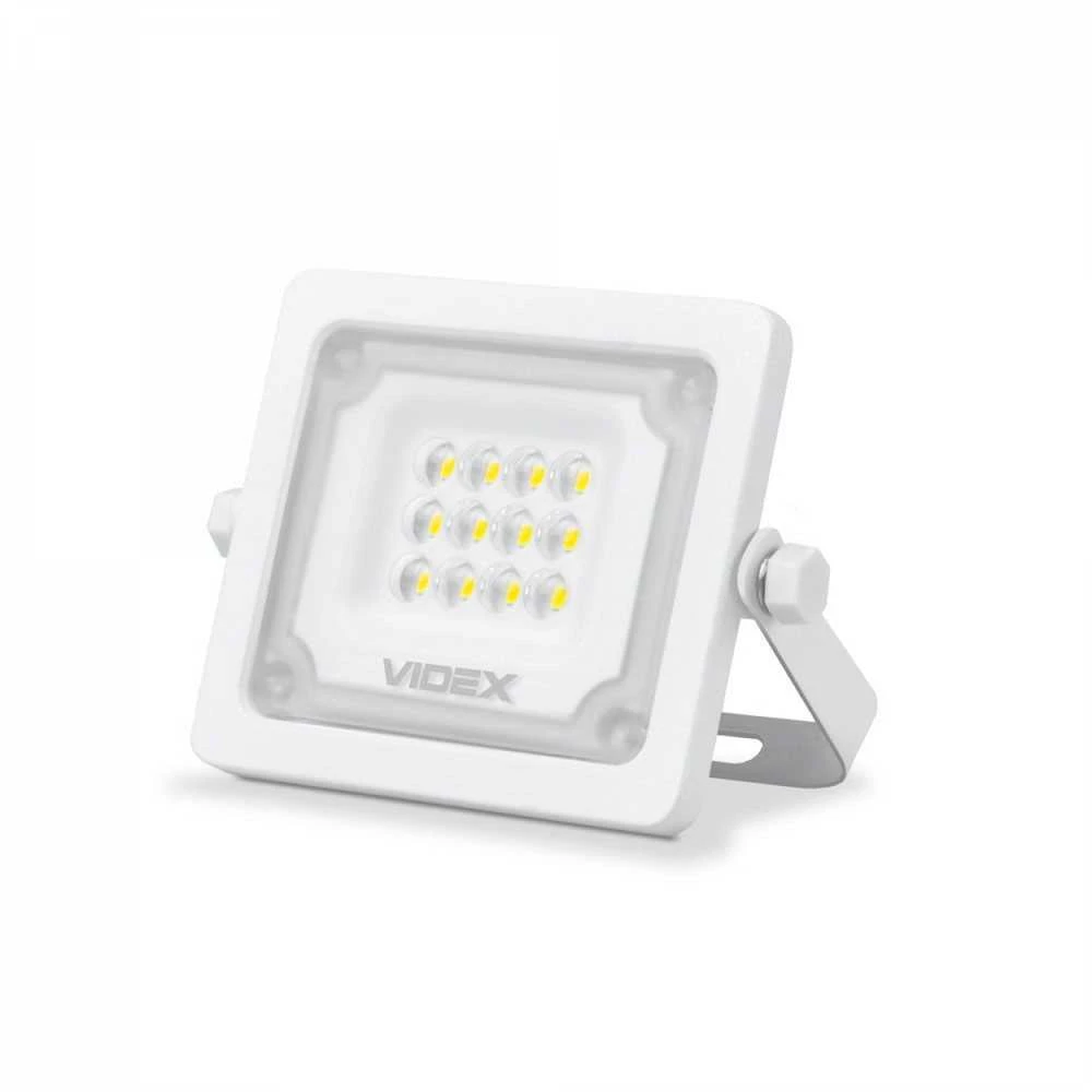 LED prožektorius 10W 900Lm 5000K IP65, VIDEX VLE-F2e-105W | LUCA – Sustiprintas aliuminio radiatorius ilgalaikiam aušinimui