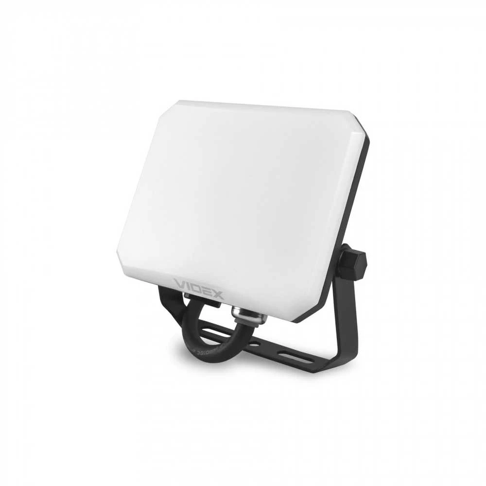 LED prožektorius 20W 1600Lm 5000K IP65, VIDEX VLE-F3-0205B – Kompaktiškas aliuminio korpusas