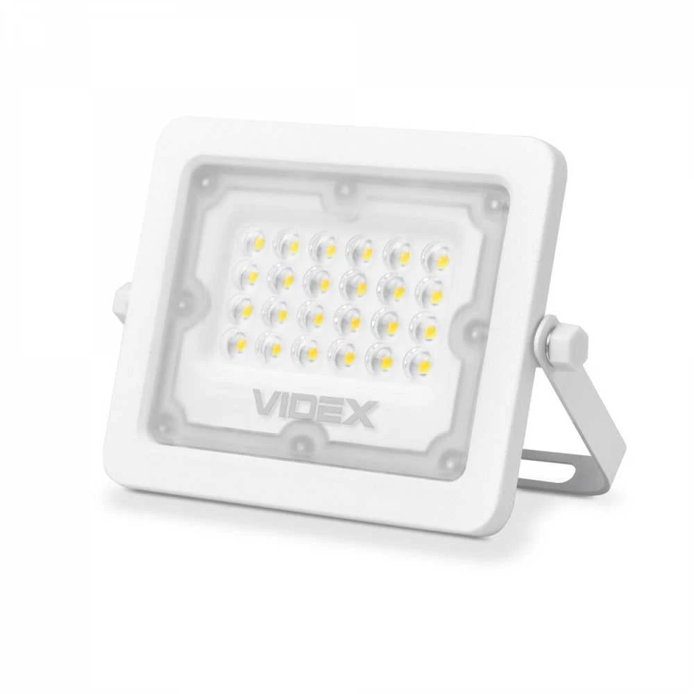 LED prožektorius 20W 1800Lm 5000K IP65, VIDEX VLE-F2e-205W | LUCA – Sustiprintas aliuminio radiatorius ilgalaikiam aušinimui