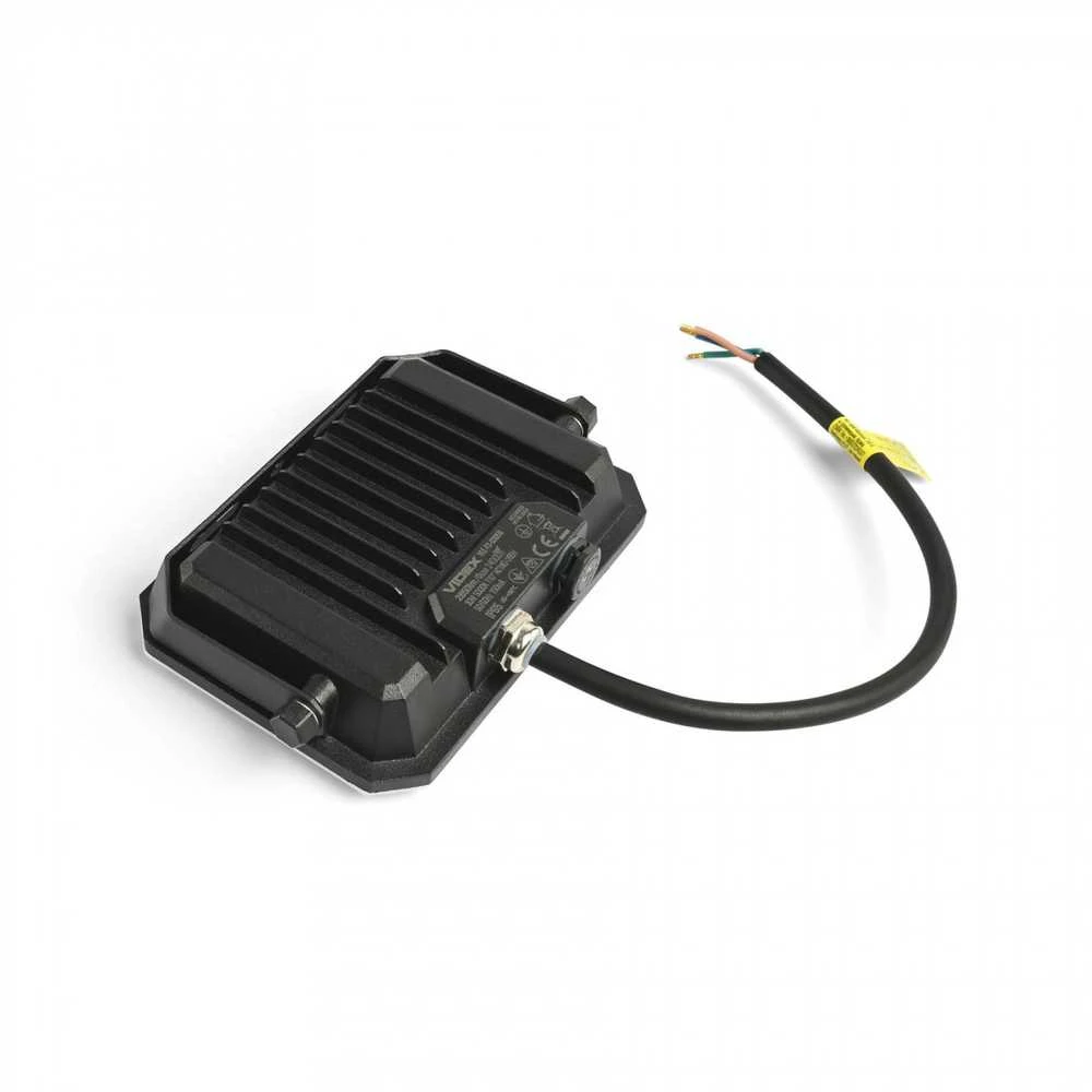 LED prožektorius 30W 2400Lm 5000K IP65, VIDEX VLE-F3-0305B – Kompaktiškas aliuminio korpusas