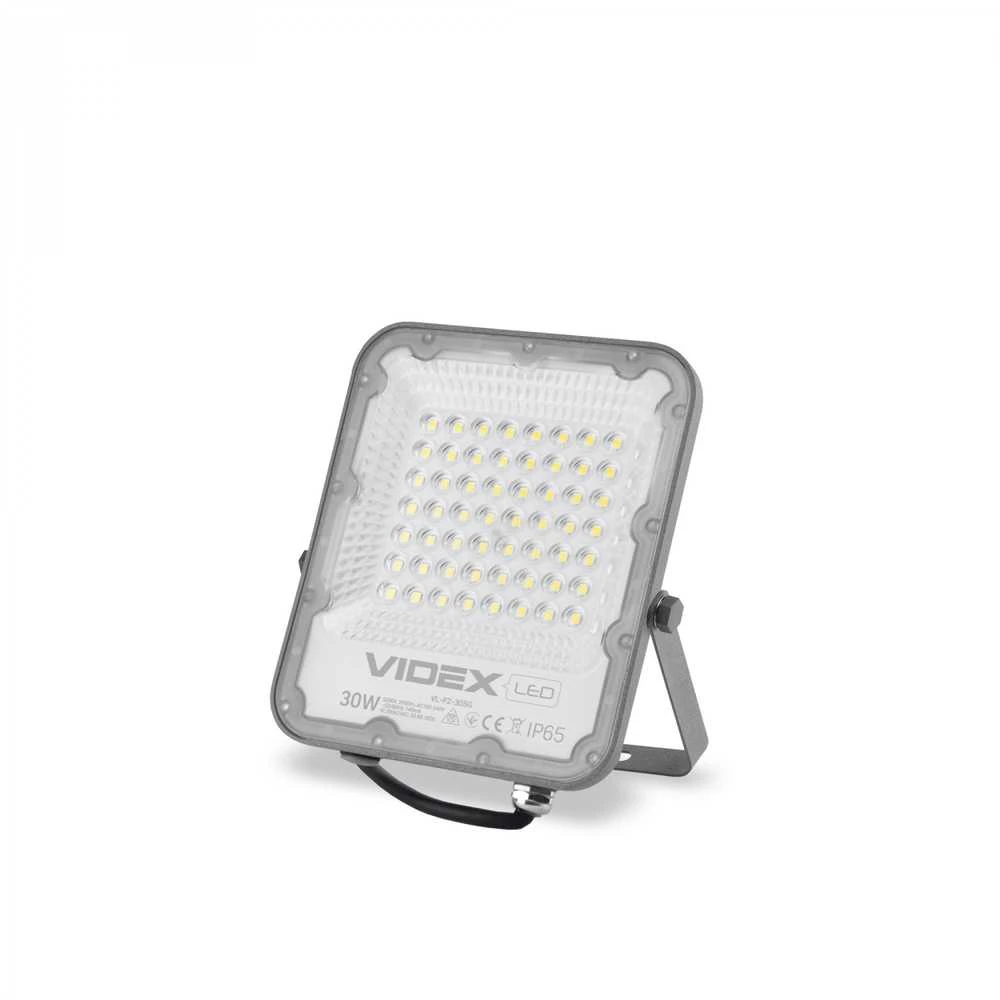 Didelės galios pramoninis LED prožektorius 30W 3900Lm 5000K IP65, VIDEX VL-F2-305G | DAVIS – Apsauga nuo įtampos šuolių