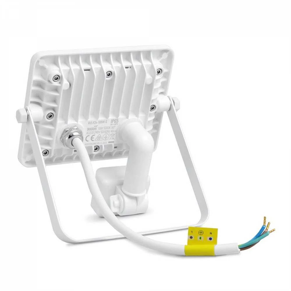 LED prožektorius su jutikliu 10W 900Lm 5000K IP65, VIDEX VLE-F2e-105W-S | LUCA – Reguliuojamas PIR judesio jutiklis (SENS/TIME/LUX)