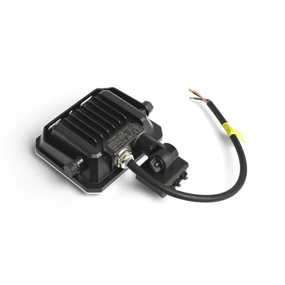 LED prožektorius su jutikliu 20W 1600Lm 5000K IP65, VIDEX VLE-F3-0205B-S – Reguliuojamas PIR judesio jutiklis (SENS/TIME/LUX)