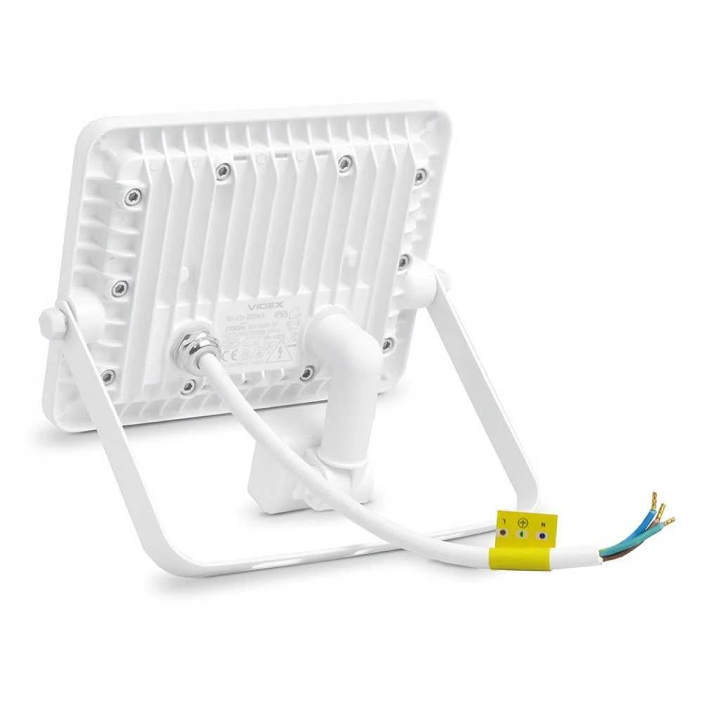 LED prožektorius su jutikliu 30W 2700Lm 5000K IP65, VIDEX VLE-F2e-305W-S | LUCA – Reguliuojamas PIR judesio jutiklis (SENS/TIME/LUX)