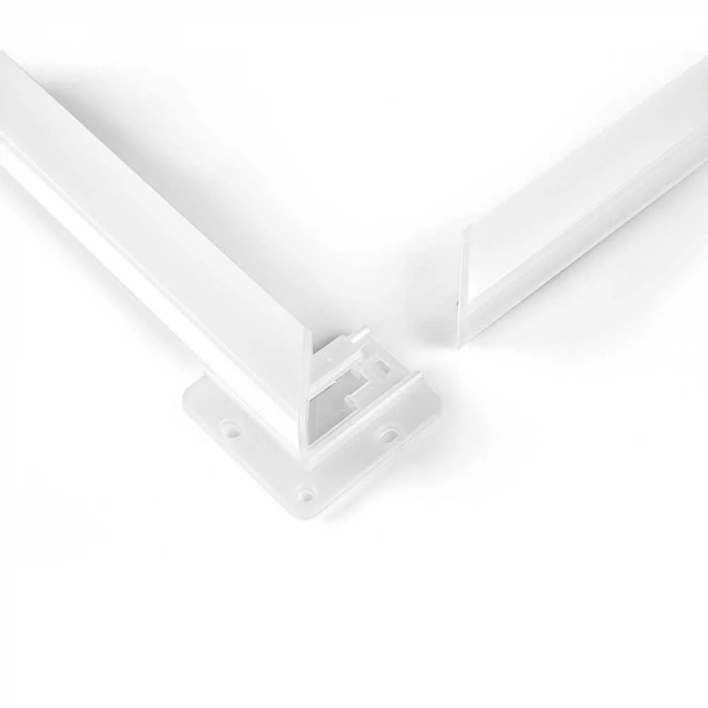 Įleidžiamas sulankstomas LED rėminis panelis 40W 5100Lm 5000K, 595x595x24mm, IP20, VIDEX VLE-PAU405W | Neutrali balta šviesa – Sulankstoma konstrukcija ir patogus transportavimas paštomatuose