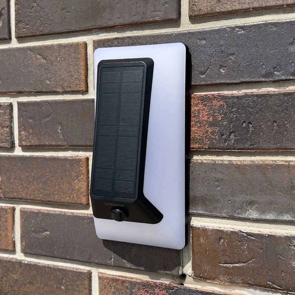 Saulės šviestuvas LED 6,4Wh 500Lm 5000K IP54, VIDEX VL-BHSO-003-S | (neutraliai balta šviesa) – 6,4Wh akumuliatorius