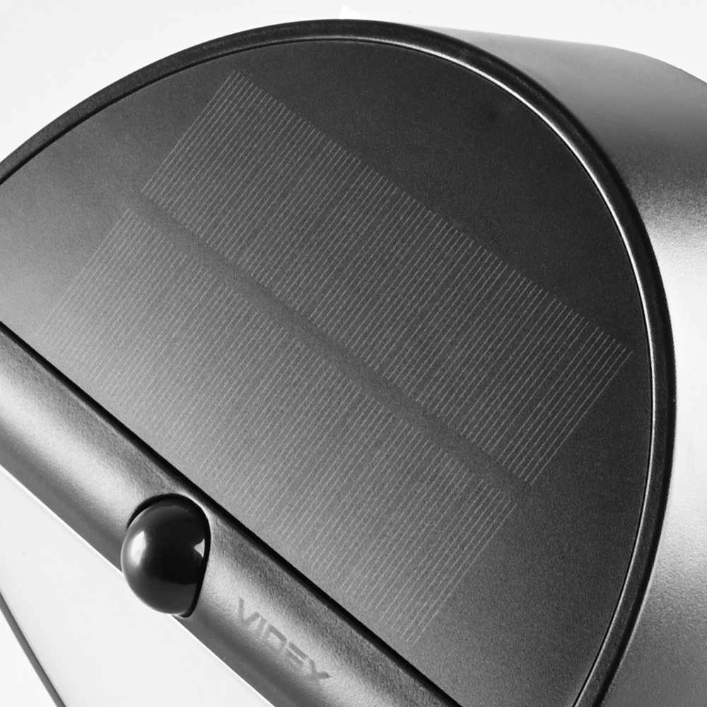Saulės šviestuvas LED 6,4Wh 500Lm 5000K IP54, VIDEX VL-BHSO-002-S | (neutraliai balta šviesa) – 6,4Wh akumuliatorius