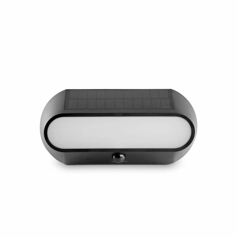 Saulės šviestuvas LED 6,4Wh 500Lm 5000K IP54, VIDEX VL-BHSO-001-S | (neutraliai balta šviesa) – 6,4Wh akumuliatorius