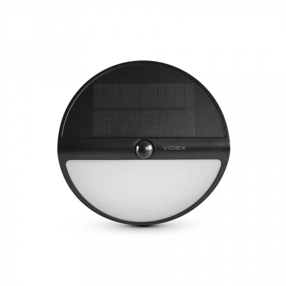 Saulės šviestuvas LED 6,4Wh 500Lm 5000K IP54, VIDEX VL-BHSO-002-S | (neutraliai balta šviesa) – 6,4Wh akumuliatorius