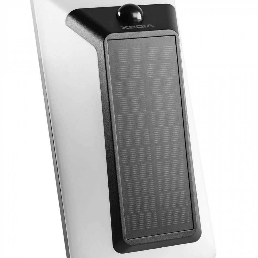 Saulės šviestuvas LED 6,4Wh 500Lm 5000K IP54, VIDEX VL-BHSO-003-S | (neutraliai balta šviesa) – 6,4Wh akumuliatorius
