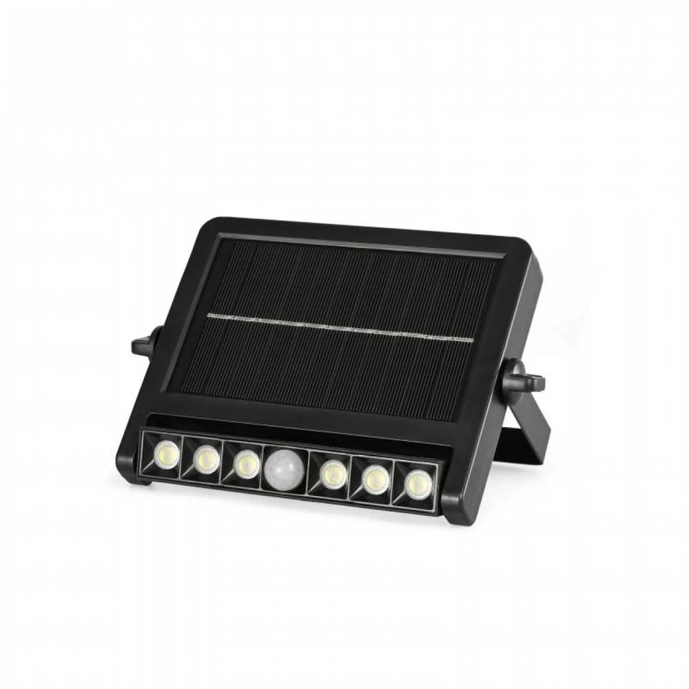 Saulės šviestuvas LED 6,4Wh 600Lm 5000K IP54, VIDEX VL-WLSO-025-S | (neutraliai balta šviesa) – 6,4Wh akumuliatorius