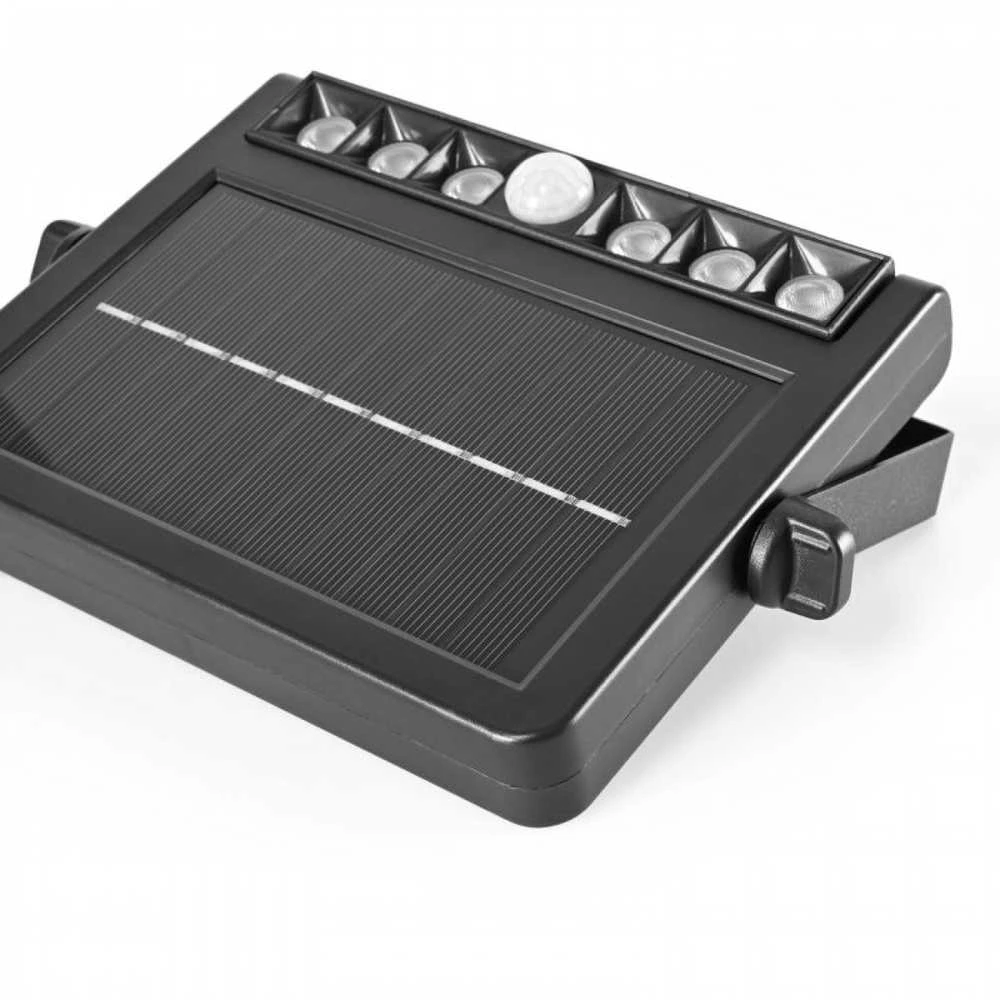 Saulės šviestuvas LED 6,4Wh 600Lm 5000K IP54, VIDEX VL-WLSO-025-S | (neutraliai balta šviesa) – 6,4Wh akumuliatorius
