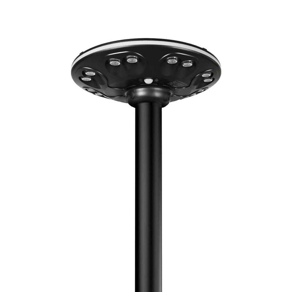 Soliarinis parko šviestuvas 15W 1400Lm 3000K LiFePO4 12000 mAh, VIDEX VL-GLSO-1254-S – Nepriklausoma apšvietimo stotis takeliams, reaguojanti į pėsčiuosius