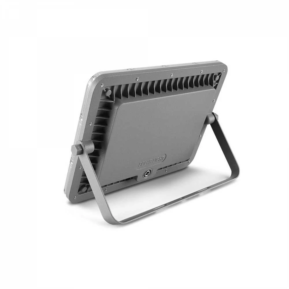 Saulės LED prožektorius su saulės baterija 50Wh 1000Lm 5000K IP65 LiFePO4 10000 mAh 3.2V 10W, VIDEX VL-FSO2-505 – Monokristalinė baterija visiškai nepriklausomybei nuo elektros tinklo